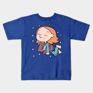 little girl floating in her sleep Kids T-Shirt